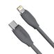 Кабель Baseus Jelly Liquid Silica Gel Fast Charging Data Cable Type-C to iP 20W 1.2m Black (CAGD020001) 01157 фото 1