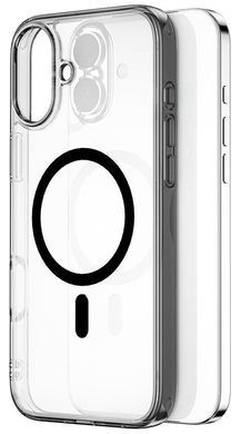 Чехол WIWU для iPhone 16 MCC-101 Magnetic iShield Pro Series (Transparent)