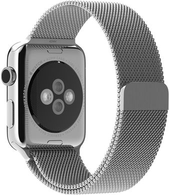 Ремінець для Apple Watch 38/40 mm Milanese Loop Band Silver (High Copy) 1792 фото