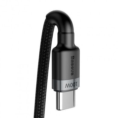 Кабель USB Type-C Baseus Cafule PD2.0 100W flash charging Type-C For Type-C cable (20V 5A) 2m Gray+Black (CATKLF-ALG1) 599 фото