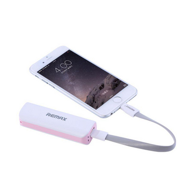 Зовнішній акумулятор Remax Mini White 2600mAh Pink 794 фото