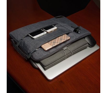 Сумка-карман для MacBook Pro 15'' WIWU Pocket Sleeve сіра 1946 фото