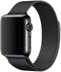 Ремешок для Apple Watch 38/40 mm Milanese Loop Band Black (High Copy)