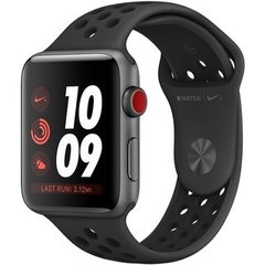 Apple Watch Series 3 Nike+ (GPS+LTE) 42mm Space Gray Aluminum Case with Anthracite/Black Nike Sport Band (MQLD2)