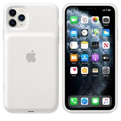Чехол Apple Smart Battery Case with Wireless Charging для iPhone 11 Pro Max White (MWVQ2)  3622 фото