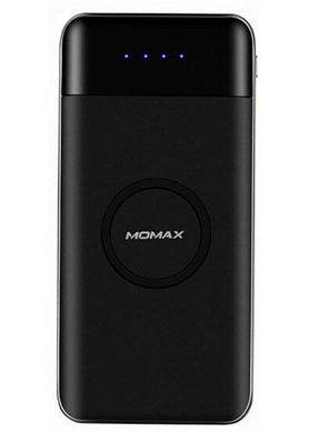 Бездротовий повербанк MOMAX iPower AIR Wireless Charging 10000mah (Black)