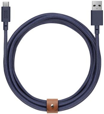 Кабель Native Union Belt Cable USB-A to USB-C Marine (3 m) (BELT-KV-AC-MAR-3) 1535 фото