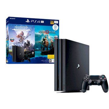 Игровая приставка Sony PlayStation 4 Pro (PS4 Pro) 1TB + God of War + Horizon Zero Dawn. Complete Edition 3515 фото