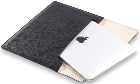 Легкий вологозахисний конверт Gearmax Ultra-Thin Sleeve для MacBook 13'' Чорний 1947 фото