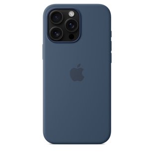 Чехол Apple iPhone 16 Pro Max Silicone Case with MagSafe - Denim (MYYU3)