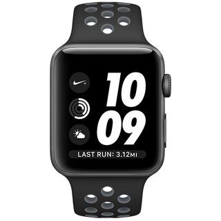 Apple Watch Nike+ 42mm Space Gray Aluminum Case with Black/Cool Gray Nike Sport Band (MNYY2) 714 фото