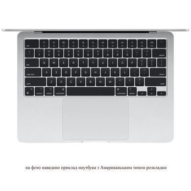 Apple MacBook Air 13" 2025 M4/10CPU/8GPU/16GB/256GB Silver (MW0W3)