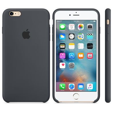 Чехол Apple Silicone Case Charcoal Gray (MKXJ2) для iPhone 6/6s Plus 961 фото