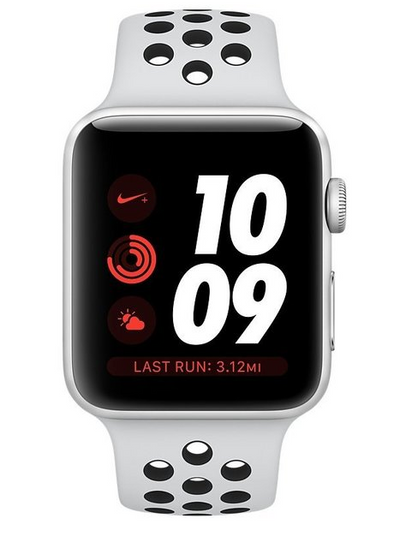Купить Apple Watch Series 3 Nike+ (GPS+LTE) 38mm Silver Aluminum