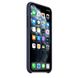 Чехол Apple Silicone Case для iPhone 11 Pro Max Midnight Blue (MWYW2)  3623 фото 2
