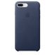 Чехол Apple Leather Case Midnight Blue (MQHL2) для iPhone 8 Plus / 7 Plus 1435 фото 1