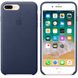 Чохол Apple Leather Case Midnight Blue (MQHL2) для iPhone 8 Plus / 7 Plus 1435 фото 3
