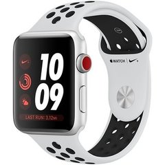 Apple Watch Series 3 Nike+ (GPS+LTE) 42mm Silver Aluminum Case with Pure Platinum/Black Nike Sport Band (MQLC2)