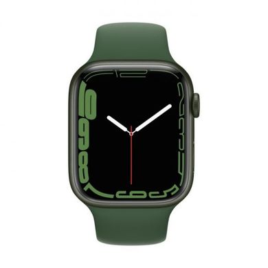 Apple Watch Series 7 GPS, 41mm Green Aluminium Case With Green Sport Band (MKN03) 4140 фото