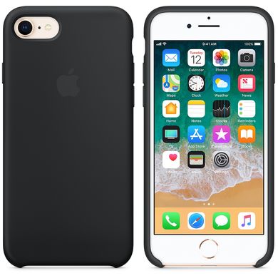 Чехол Apple Silicone Case Black (MQGK2) для iPhone 8/7 728 фото