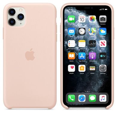 Чохол Apple Silicone Case для iPhone 11 Pro Max Pink Sand (MWYY2)  3624 фото