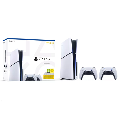 Стаціонарна ігрова приставка Sony PlayStation 5 Slim Blu-Ray 1TB + DualSense Wireless Controller (1000042051) 5906 фото