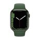 Apple Watch Series 7 GPS, 41mm Green Aluminium Case With Green Sport Band (MKN03) 4140 фото 2