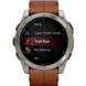 Смарт-годинник Garmin Fenix 8 51mm AMOLED Sapphire Carbon grey DLC w. Chestnut Leather Band (010-02905-40)