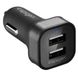 Автозарядка Spigen Dual Port USB Car Charger F24QC Black (4.8A) (SGP11749) 849 фото 3
