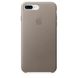 Чохол Apple Leather Case Taupe (MQHJ2) для iPhone 8 Plus / 7 Plus 1436 фото