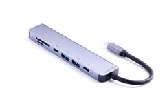 Хаб USB-C Zamax Aluminum Series 7 in 1 (ZM-C7) 9912 фото