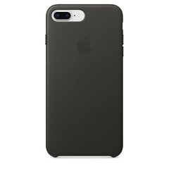 Чохол Apple Leather Case Charcoal Gray (MQHP2) для iPhone 8 Plus / 7 Plus 1437 фото