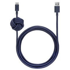 Кабель Native Union Night Cable USB-A to USB-C Marine (3 m) 1538 фото