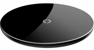 Зарядка беспроводная стеклянная Baseus Wireless Charger 10W (Black) 2184 фото