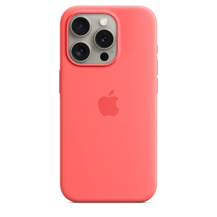 Чохол Apple iPhone 15 Pro Silicone Case with MagSafe - Guava (MT1G3) 7815 фото