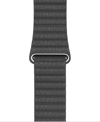 Ремешок Apple Leather Loop Black (MXAC2) для Apple Watch 42/44mm 3489 фото