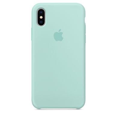 Оригинальный силиконовый чехол Apple для iPhone X (MRRE2)  Морской зеленый 1846 фото