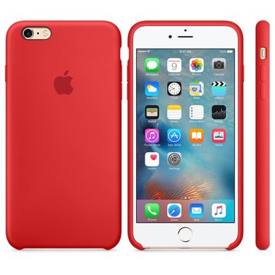 Чохол Apple Silicone Case PRODUCT (RED) (MKXM2) для iPhone 6/6s Plus 963 фото