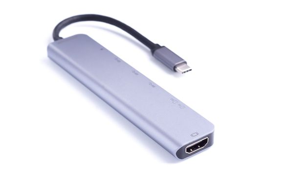 Хаб USB-C Zamax Aluminum Series 7 in 1 (ZM-C7)