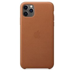 Чехол кожаный Apple Leather Case для iPhone 11 Pro Saddle Brown (MWYD2)