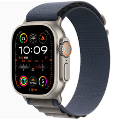 Apple Watch Ultra 2 GPS + Cellular 49mm Titanium Case with Blue Alpine Loop - Small (MREK3) 4438 фото