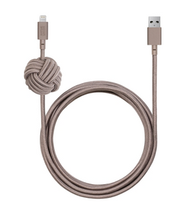 Кабель Native Union Night Cable USB-A to USB-C Taupe (3 m) 1539 фото