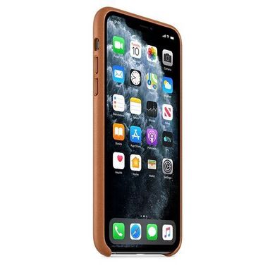 Чехол шкіряний Apple Leather Case для iPhone 11 Pro Saddle Brown (MWYD2) 3659 фото