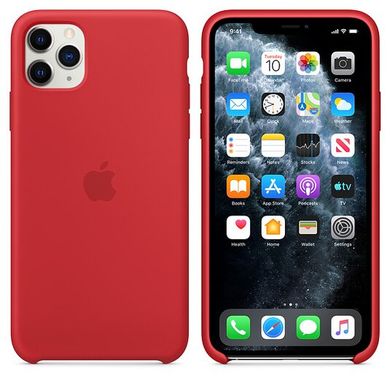 Чехол Apple Silicone Case для iPhone 11 Pro Max (PRODUCT)Red (MWYV2) 3626 фото