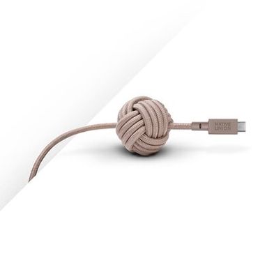 Кабель Native Union Night Cable USB-A to USB-C Taupe (3 m)  1539 фото