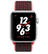 Apple Watch Series 3 Nike+ (GPS+LTE) 42mm Silver Aluminum Case with Bright Crimson/Black Nike Sport Loop (MQLE2) 1593 фото 2