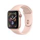Apple Watch Series 4 (GPS) 44mm Gold Aluminum Case with Pink Sand Sport Band (MU6F2) 2050 фото 1
