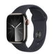 Apple Watch Series 9 GPS + Cellular 41mm Graphite Stainless Steel Case with Midnight Sport Band - S/M (MRJ83) 4472 фото 1