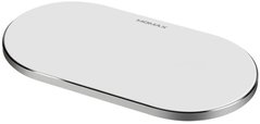 Беспроводная зарядка на два устройства MOMAX Q.Pad Pro Qual-Coil Wireless Charger (White) (UD11W)