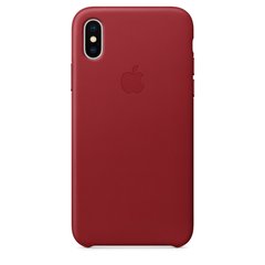 Кожаный чехол Apple PRODUCT (RED) (MQTE2) для iPhone X